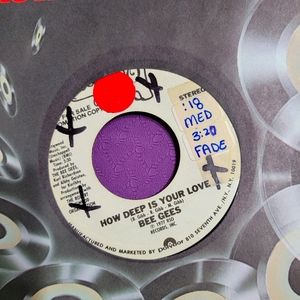 The Bee Gees "How Deep is Your Love" 45 rpm, Stereo Side 1, Mono Side 2!